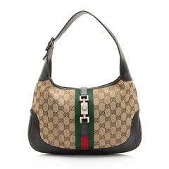 Gucci Vintage GG Canvas Jackie Shoulder Bag