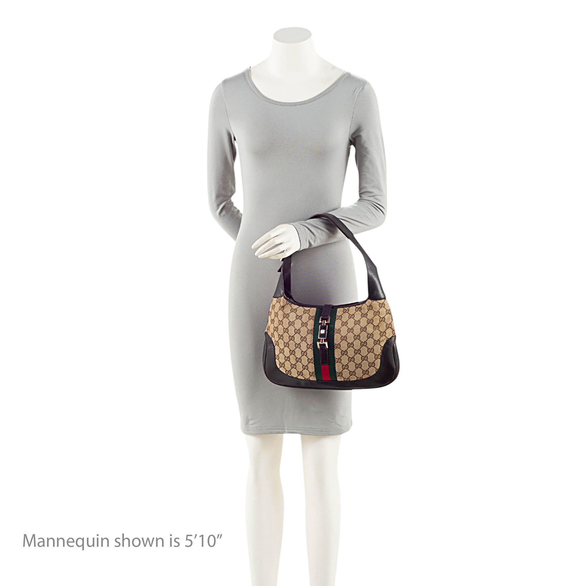 Gucci Vintage GG Canvas Jackie Shoulder Bag