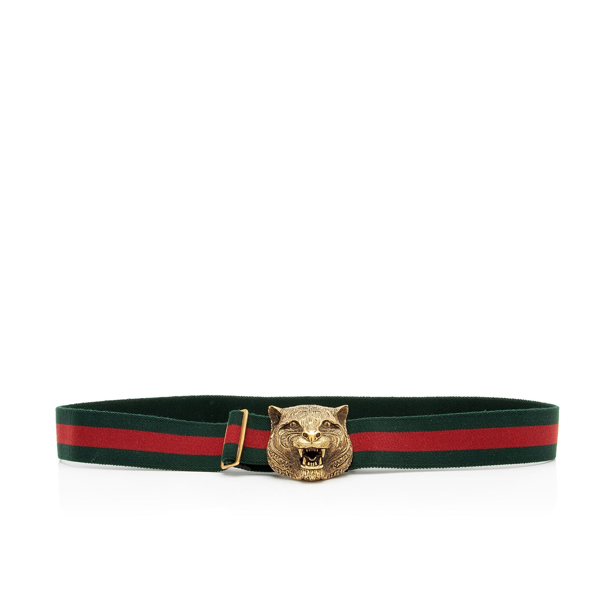 Gucci Web Feline Belt - Size 32 / 80
