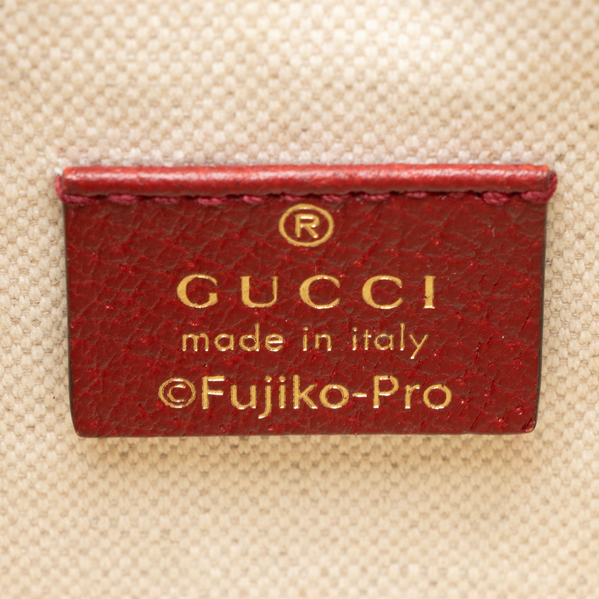 Gucci x Doraemon Micro GG Canvas Mini Bucket Bag