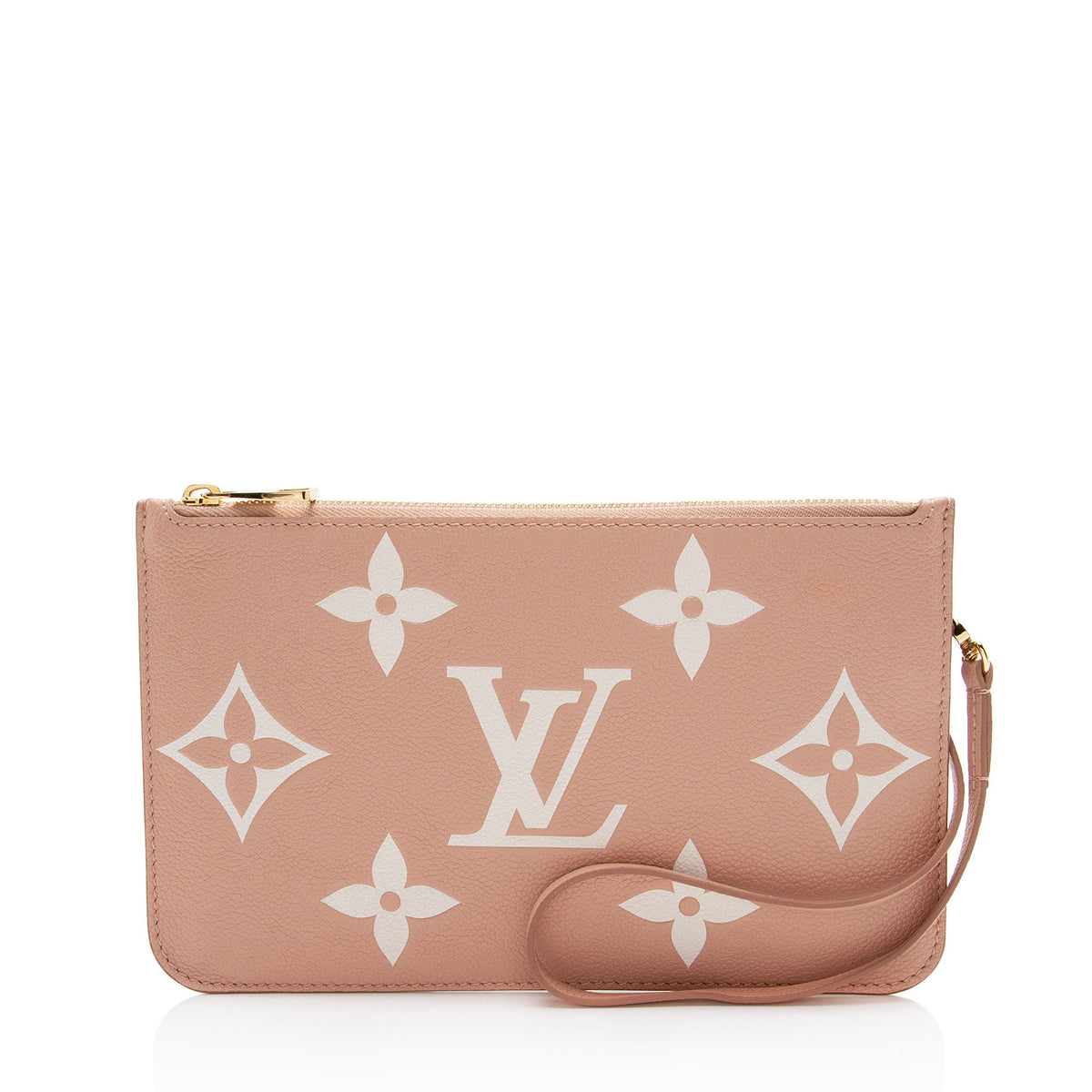 Louis Vuiiton Giant Monogram Empreinte Bicolor Neverfull MM Pochette