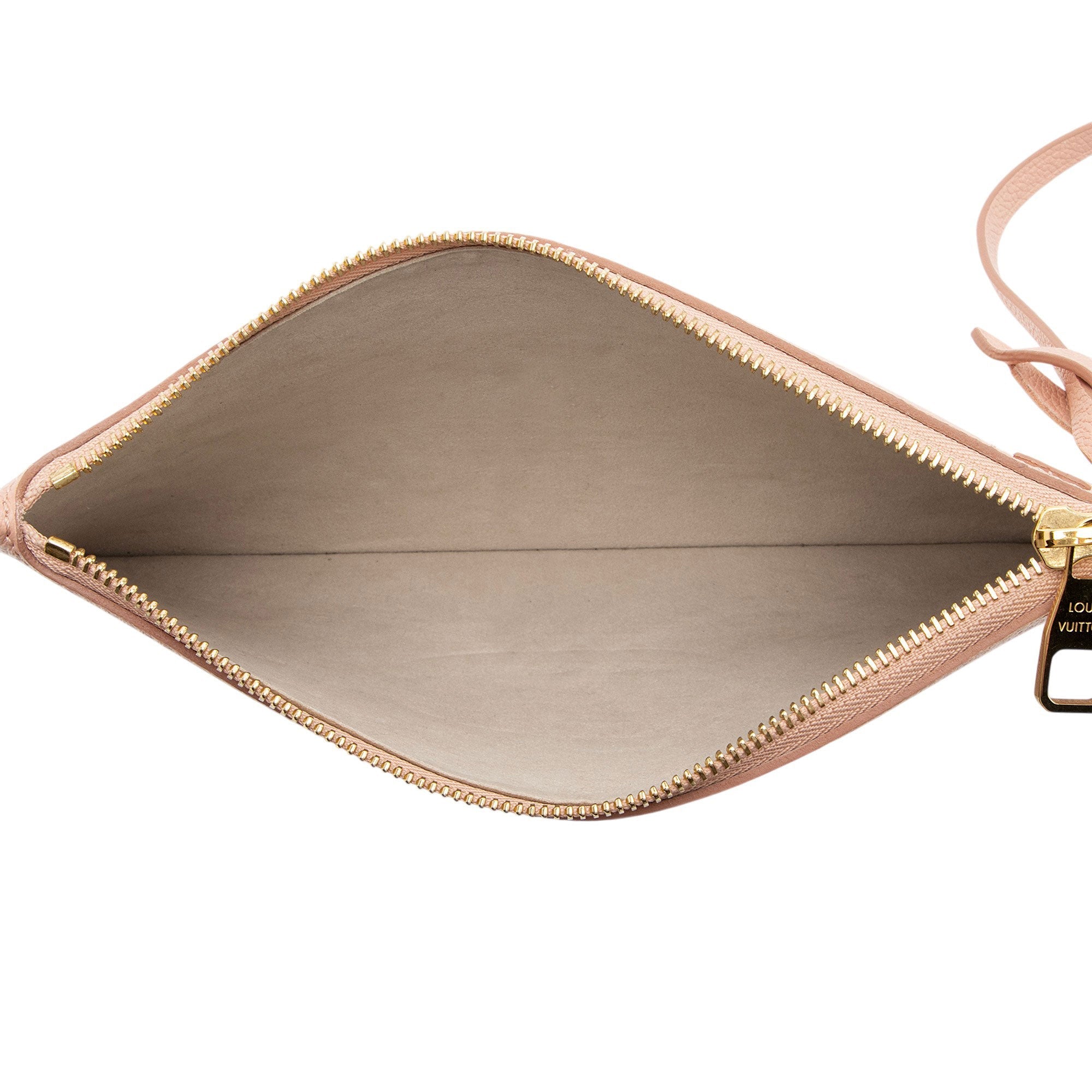 Louis Vuiiton Giant Monogram Empreinte Bicolor Neverfull MM Pochette