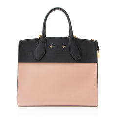 Louis Vuitton Calfskin City Steamer MM Tote