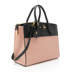 Louis Vuitton Calfskin City Steamer MM Tote