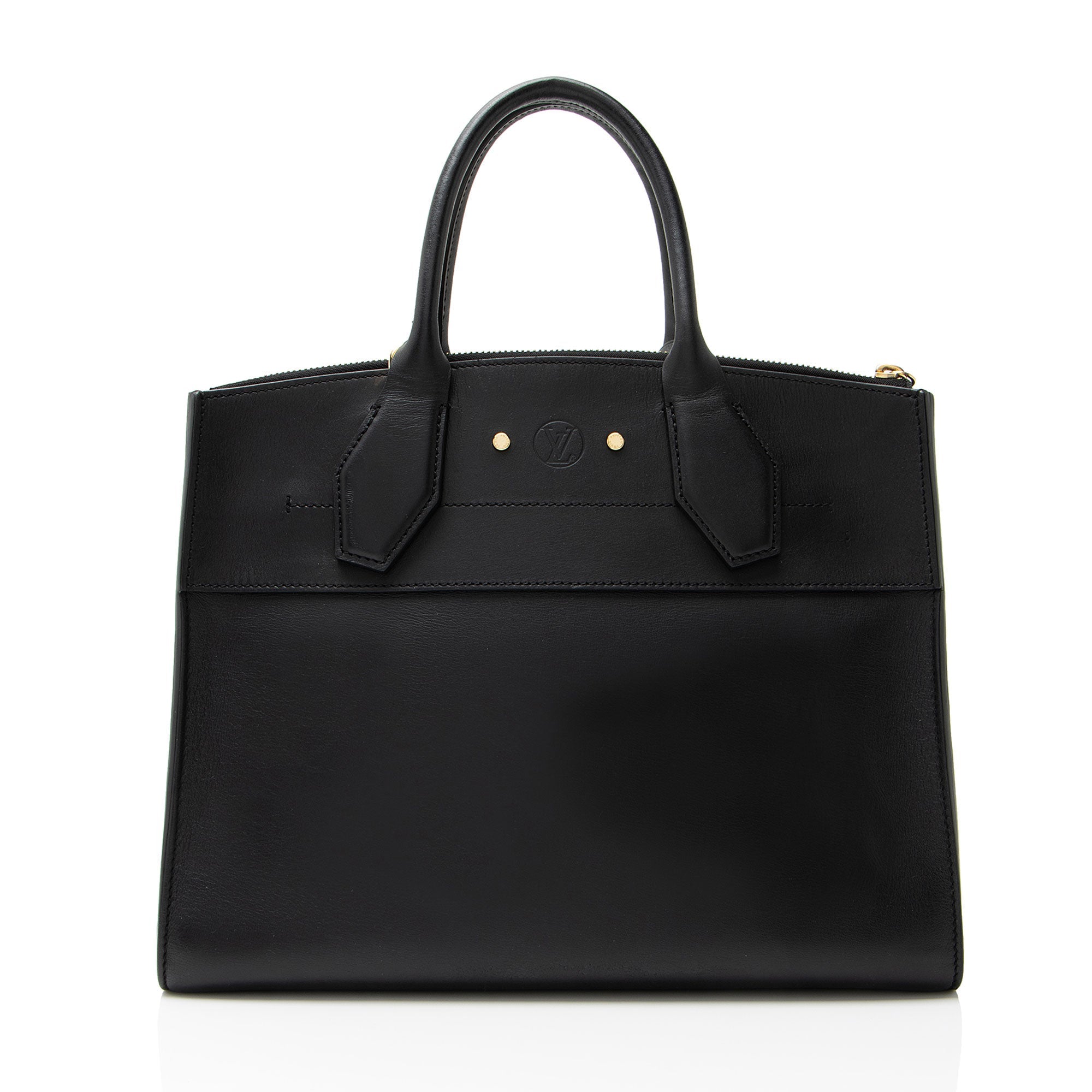 Louis Vuitton Calfskin City Steamer MM Tote