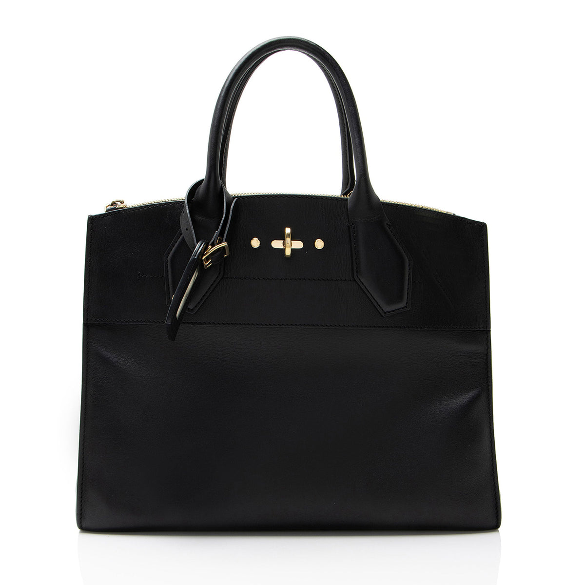 Louis Vuitton Calfskin City Steamer MM Tote