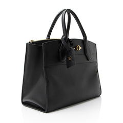 Louis Vuitton Calfskin City Steamer MM Tote