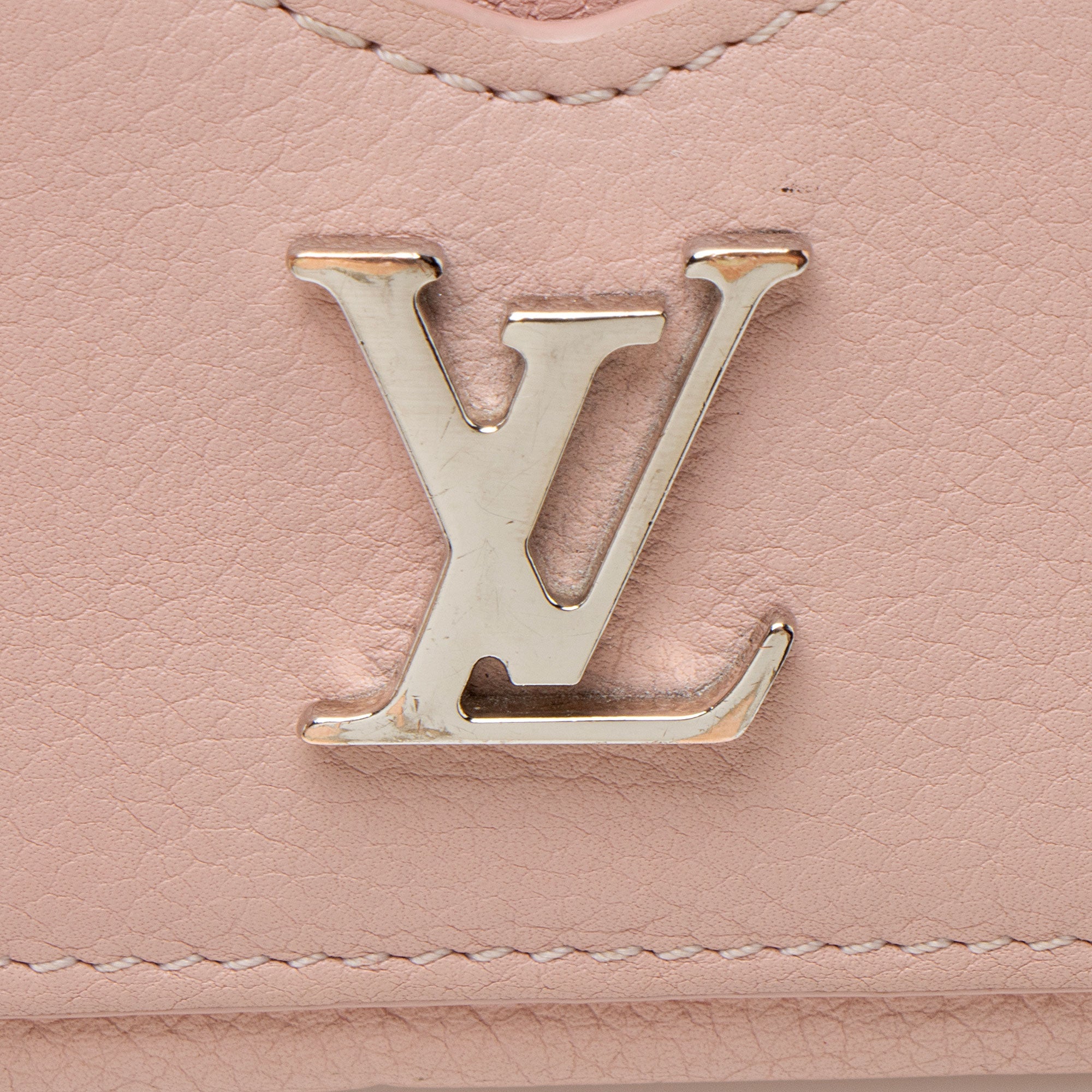 Louis Vuitton Calfskin Lockme Card Holder