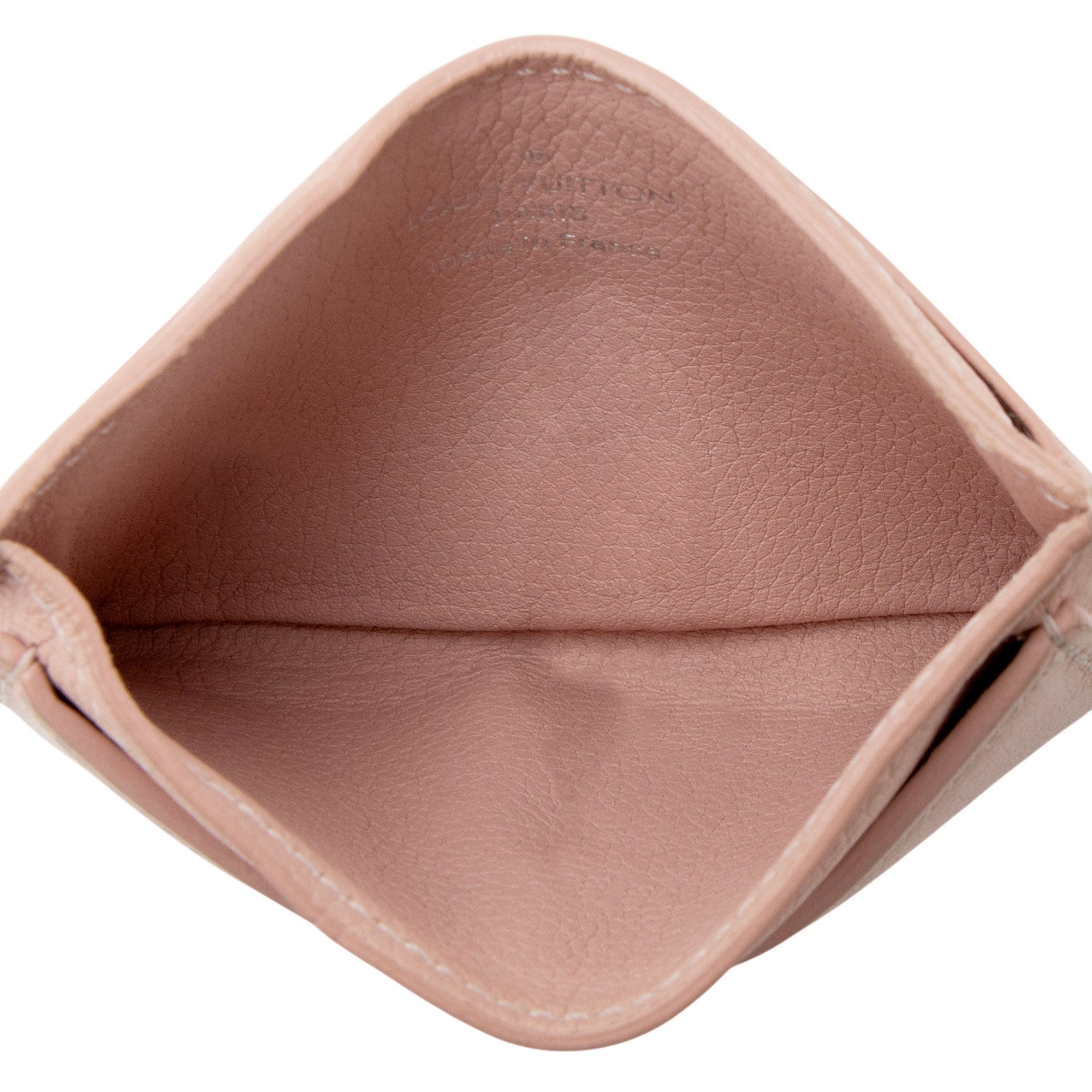Louis Vuitton Calfskin Lockme Card Holder