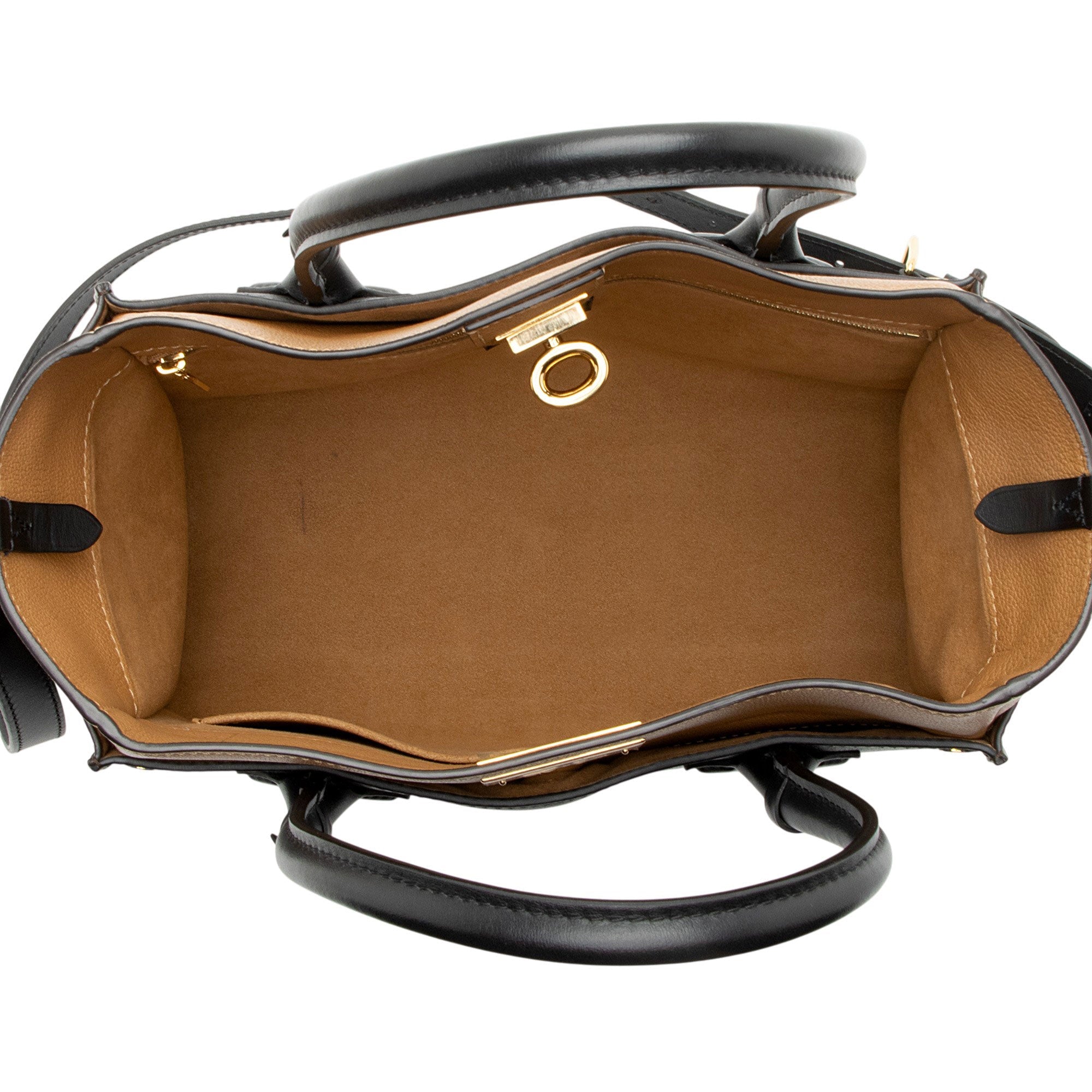 Louis Vuitton Calfskin Monogram Canvas On My Side MM Tote