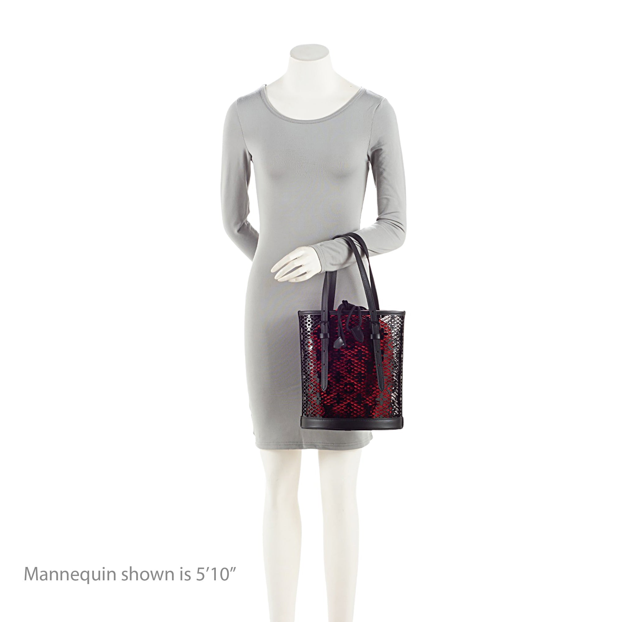 Louis Vuitton Calfskin Monogram Lace PM Bucket Bag