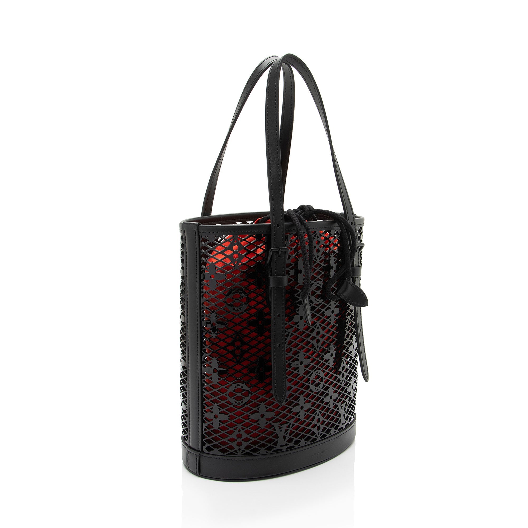 Louis Vuitton Calfskin Monogram Lace PM Bucket Bag