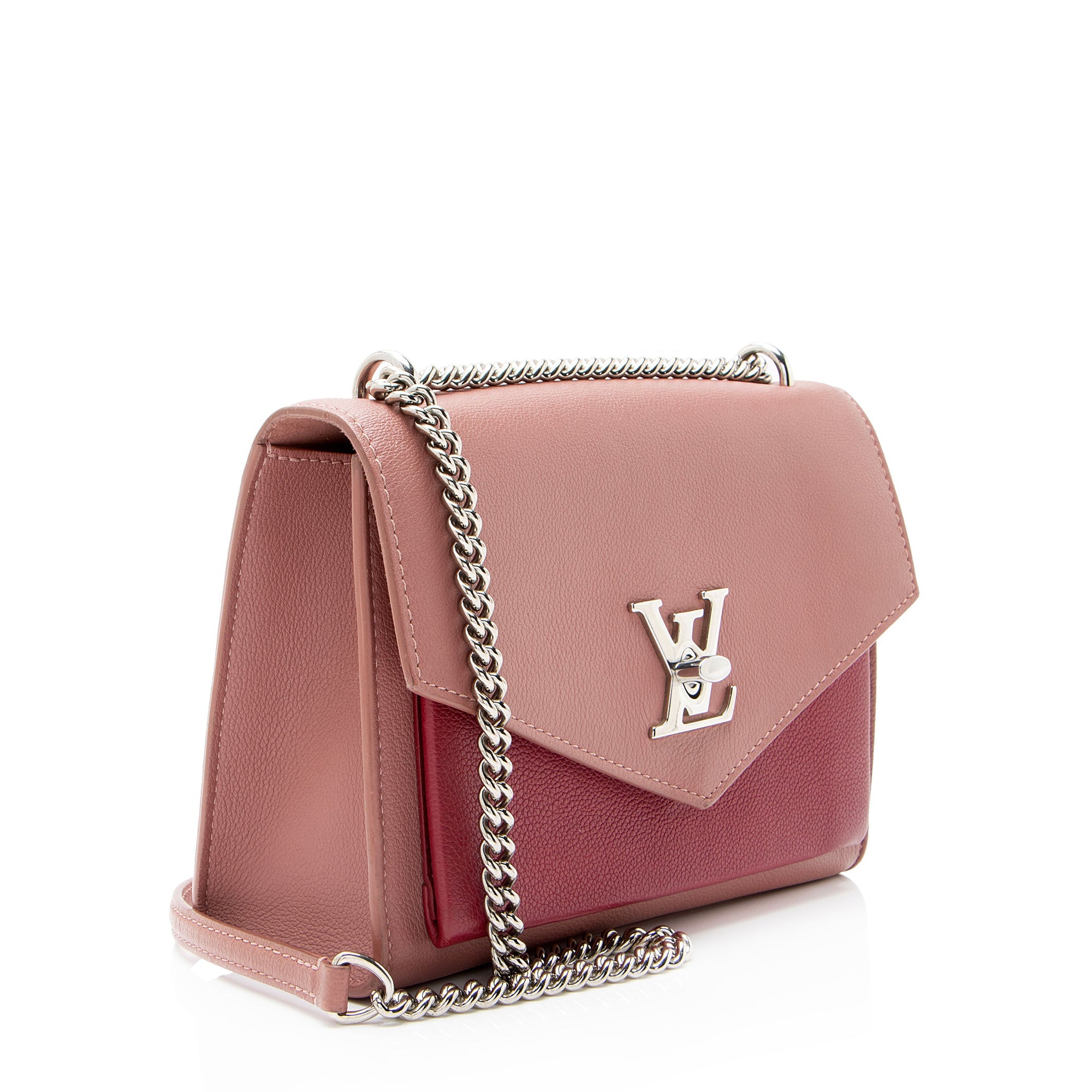 Louis Vuitton Calfskin Mylockme BB Shoulder Bag