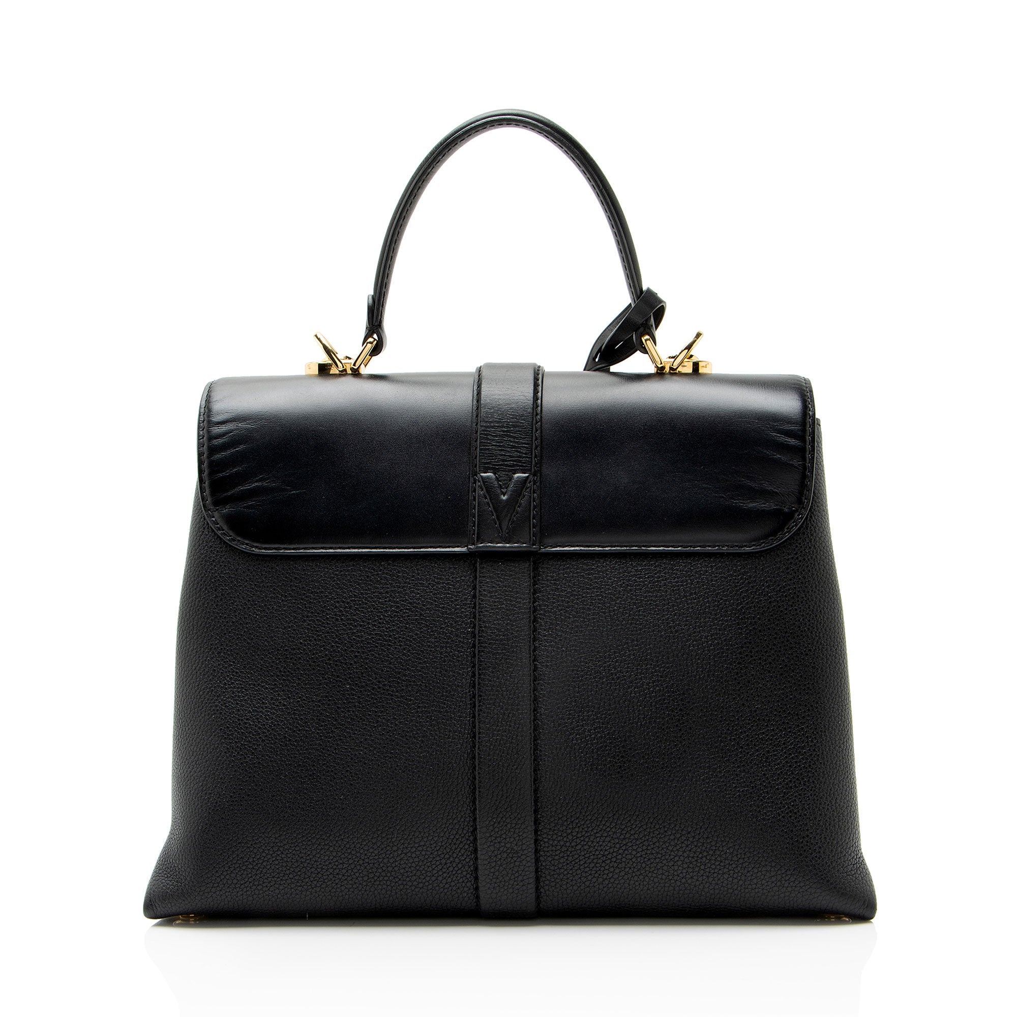 Louis Vuitton Calfskin Rose Des Vents MM Top Handle