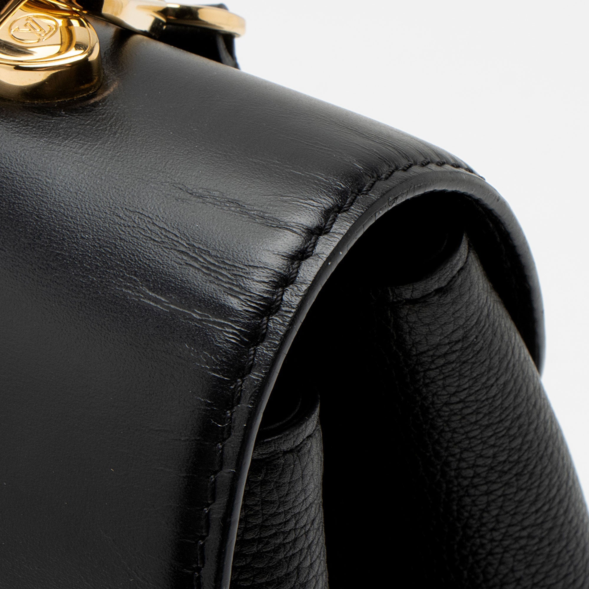 Louis Vuitton Calfskin Rose Des Vents MM Top Handle