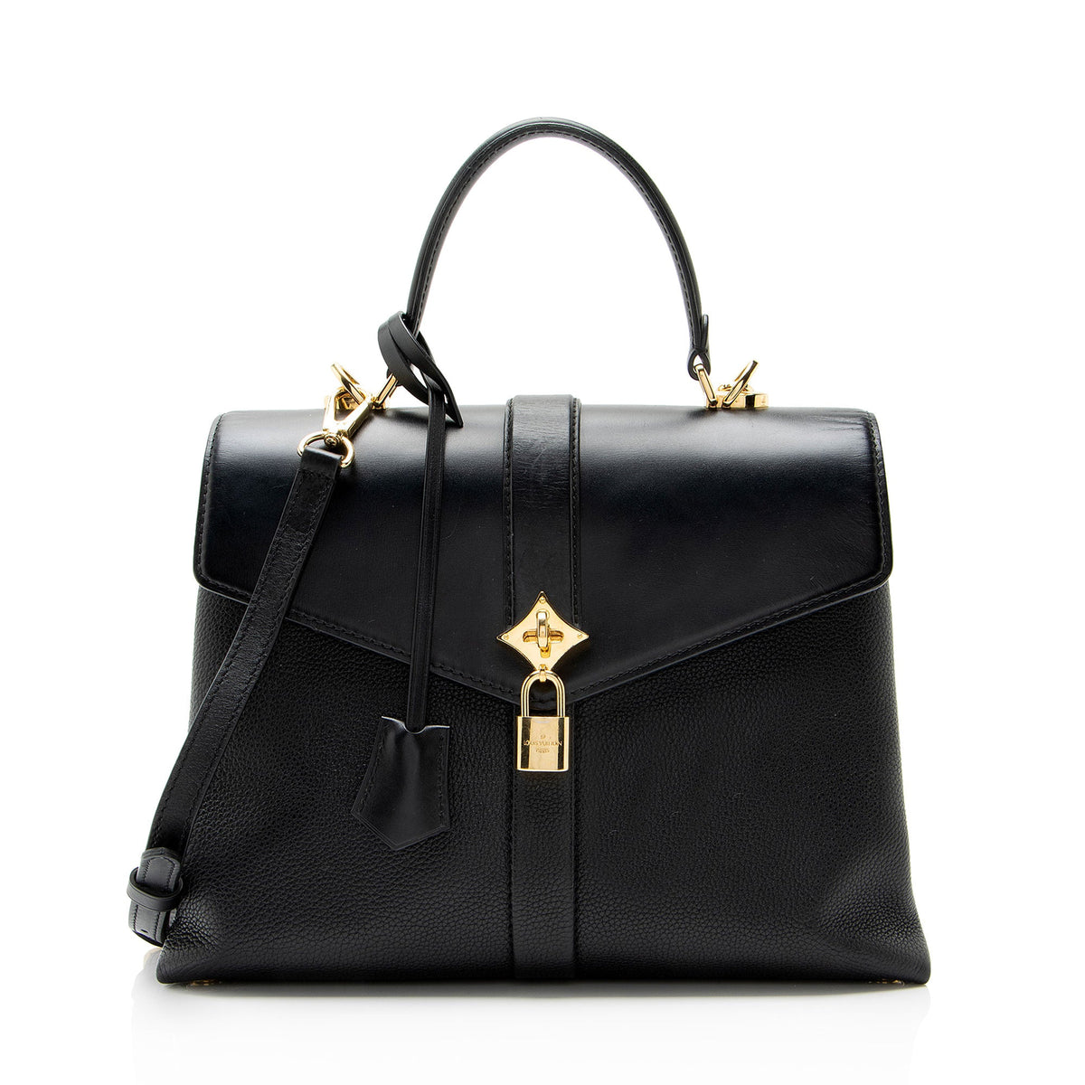 Louis Vuitton Calfskin Rose Des Vents MM Top Handle