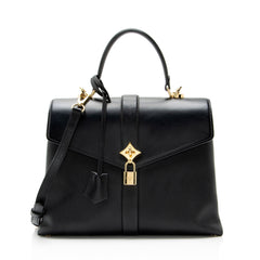 Louis Vuitton Calfskin Rose Des Vents MM Top Handle