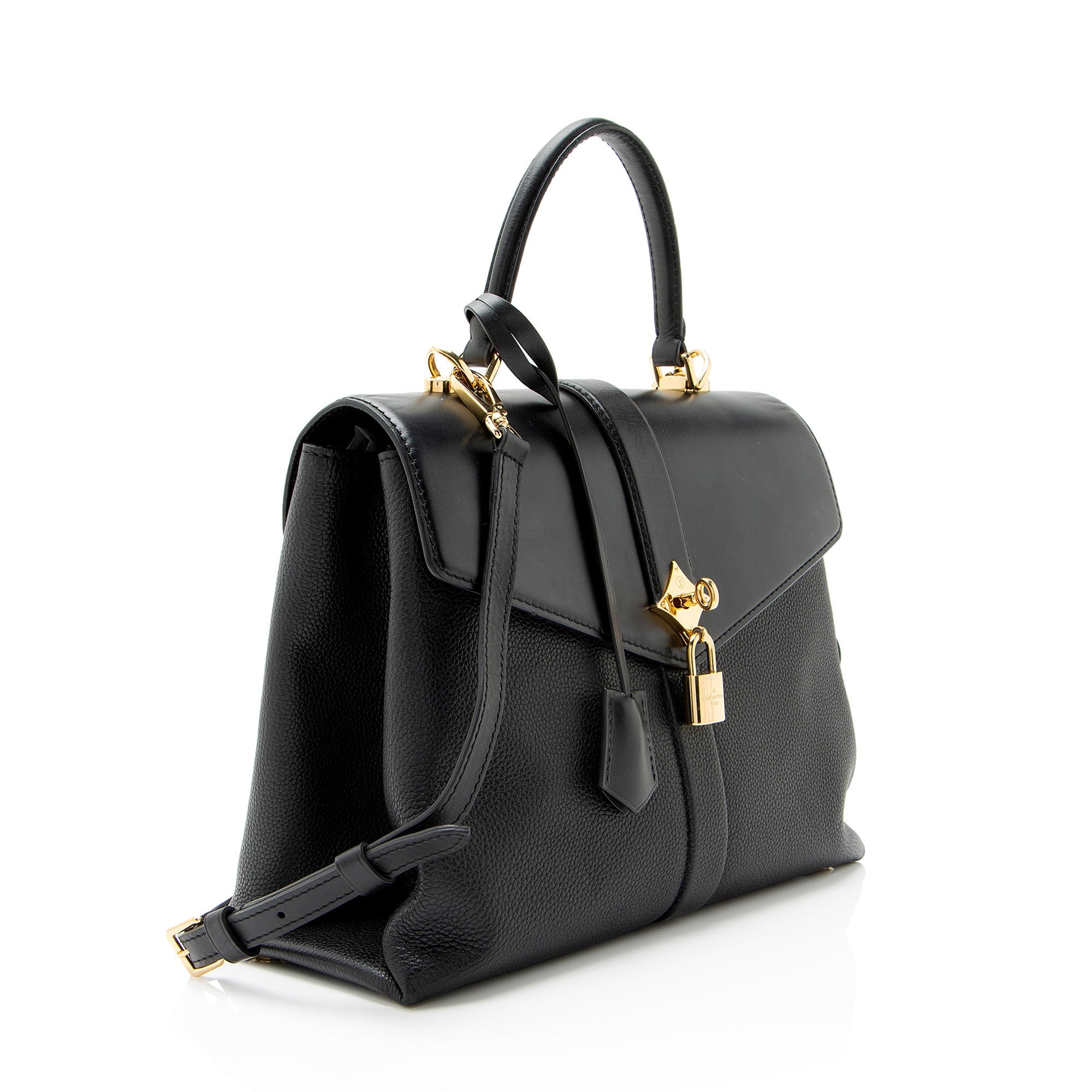 Louis Vuitton Calfskin Rose Des Vents MM Top Handle