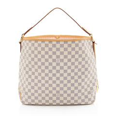 Louis Vuitton Damier Azur Delightful MM Shoulder Bag