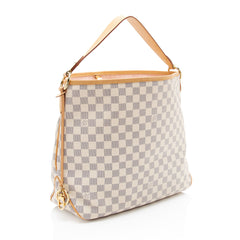 Louis Vuitton Damier Azur Delightful MM Shoulder Bag