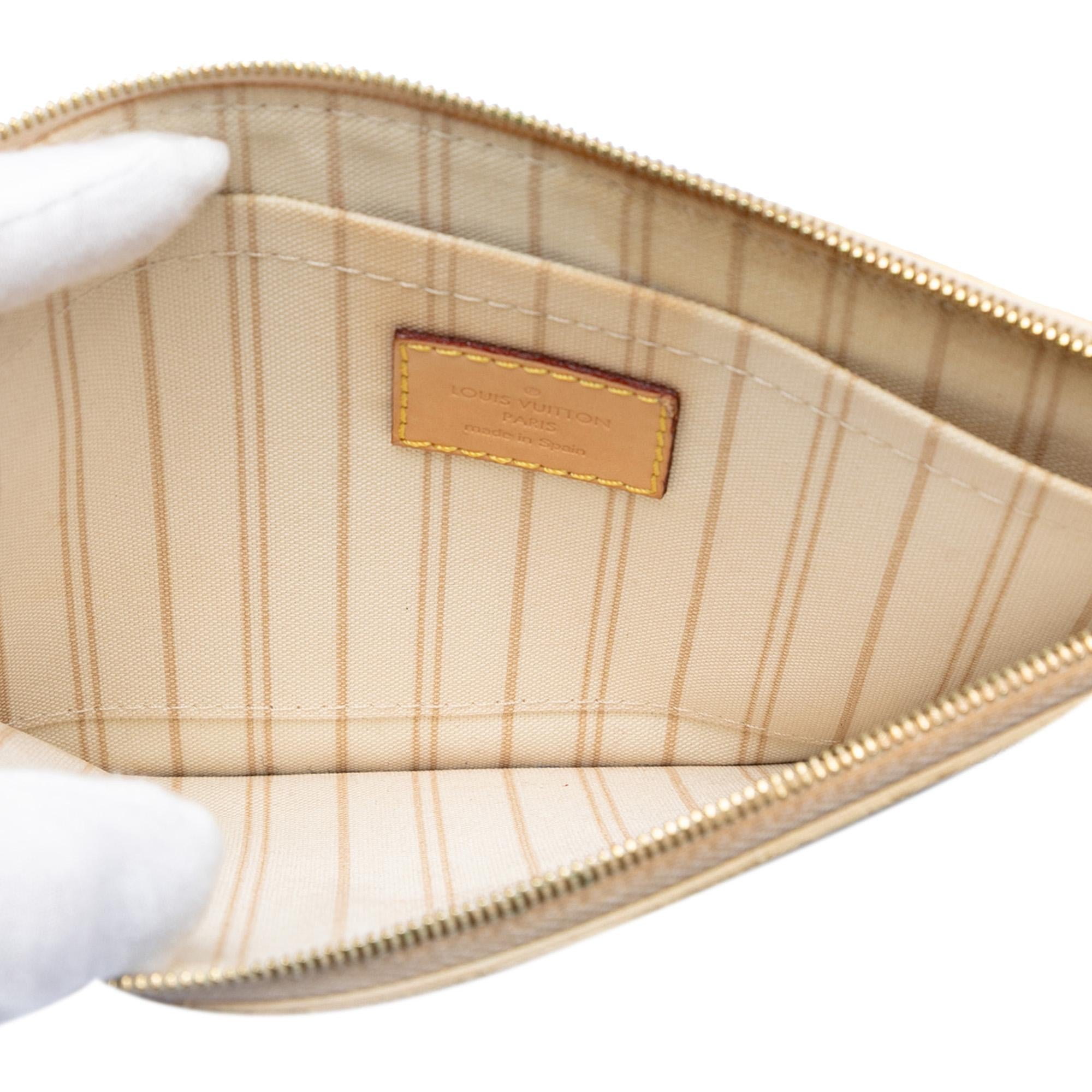 Louis Vuitton Damier Azur Neverfull MM Pouch