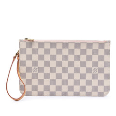 Louis Vuitton Damier Azur Neverfull MM Pouch