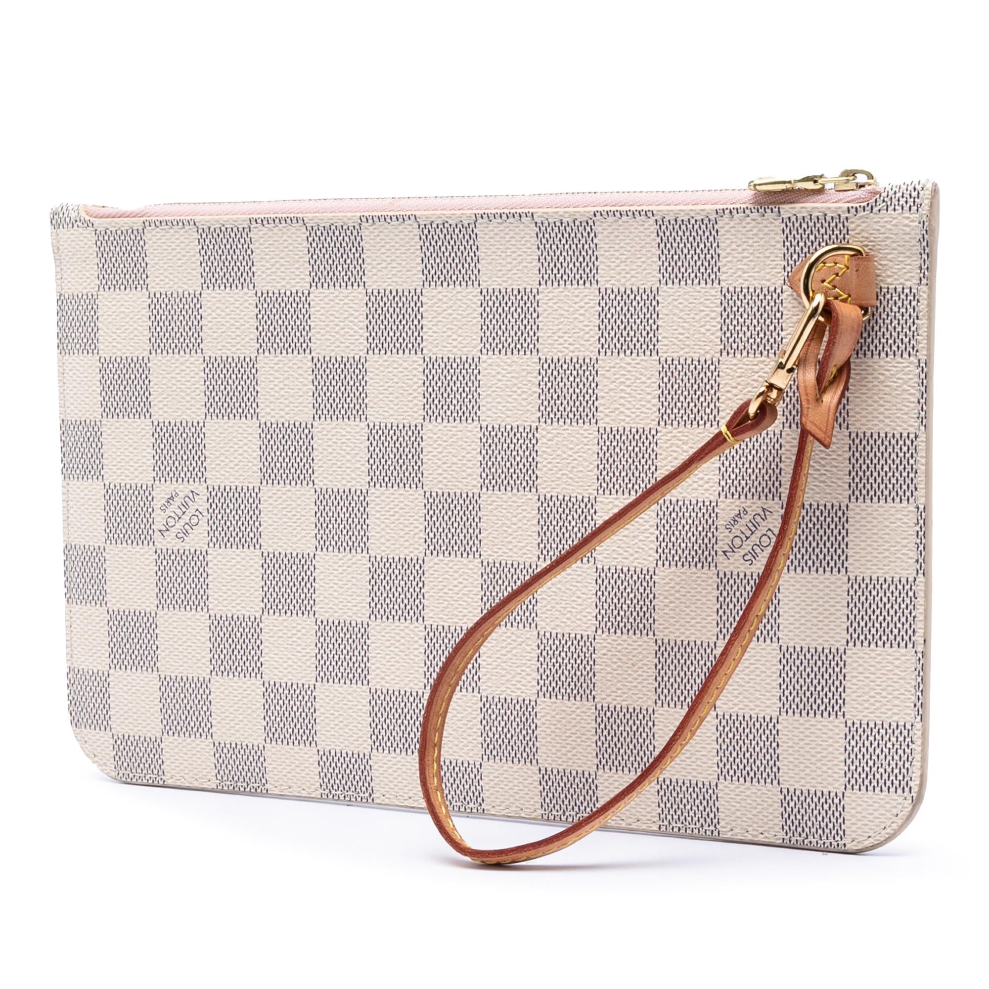 Louis Vuitton Damier Azur Neverfull MM Pouch