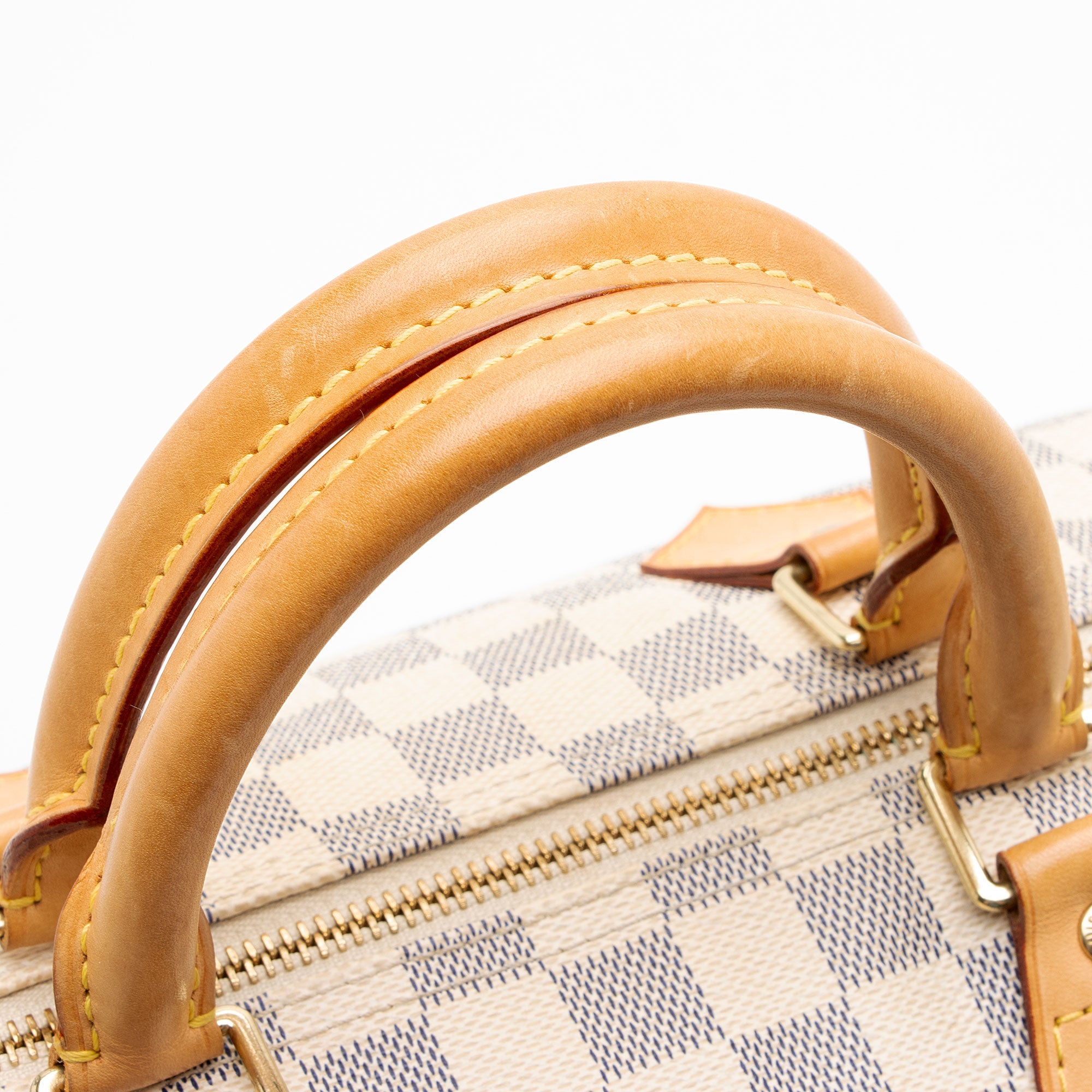 Louis Vuitton Damier Azur Speedy 35 Satchel