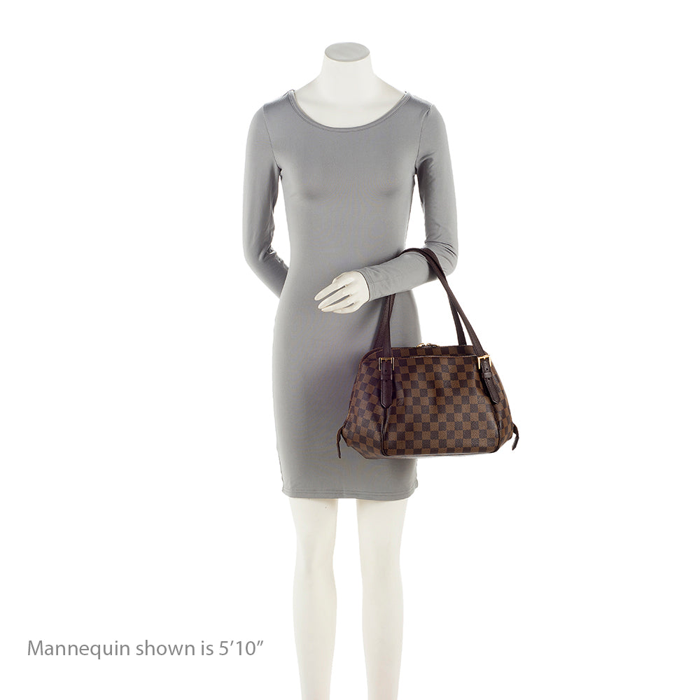 Louis Vuitton Vintage Damier Ebene Belem MM Shoulder Bag