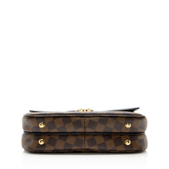 Louis Vuitton Damier Ebene Calfskin Clapton PM Shoulder Bag