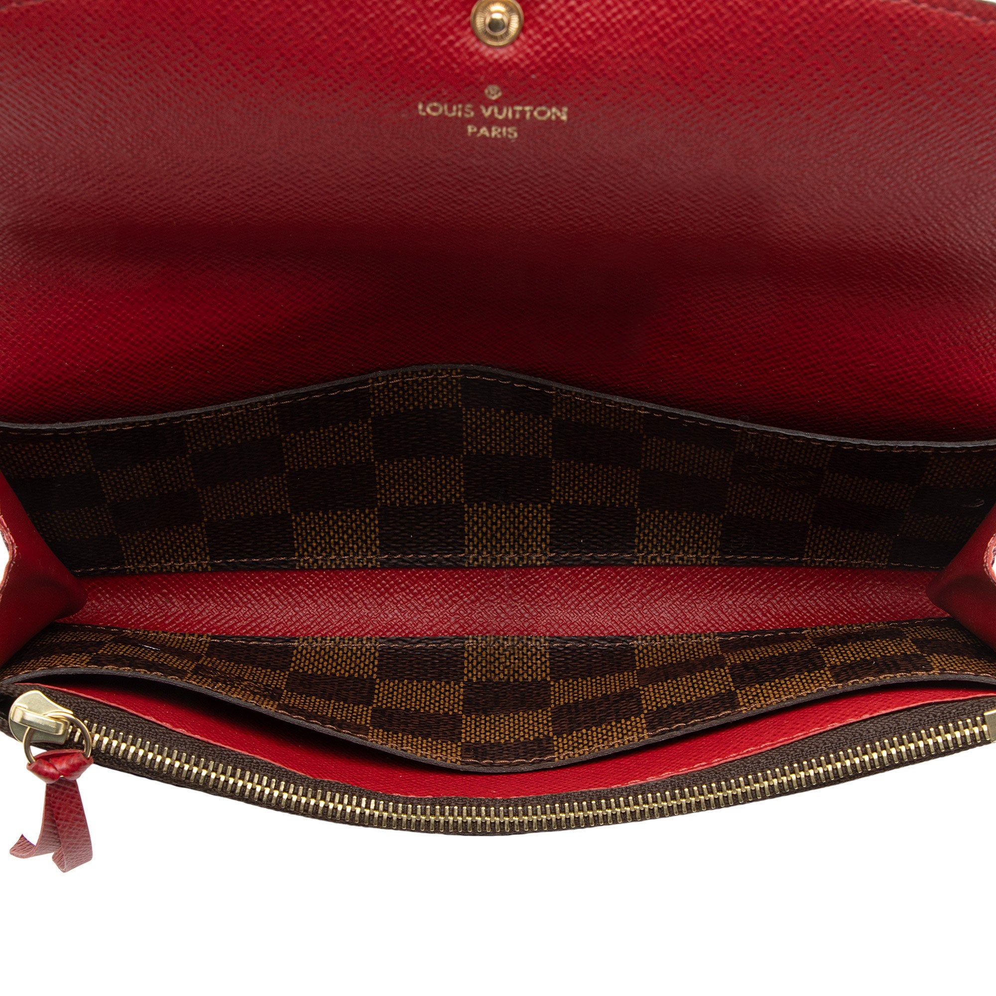 Louis Vuitton Damier Ebene Emilie Wallet