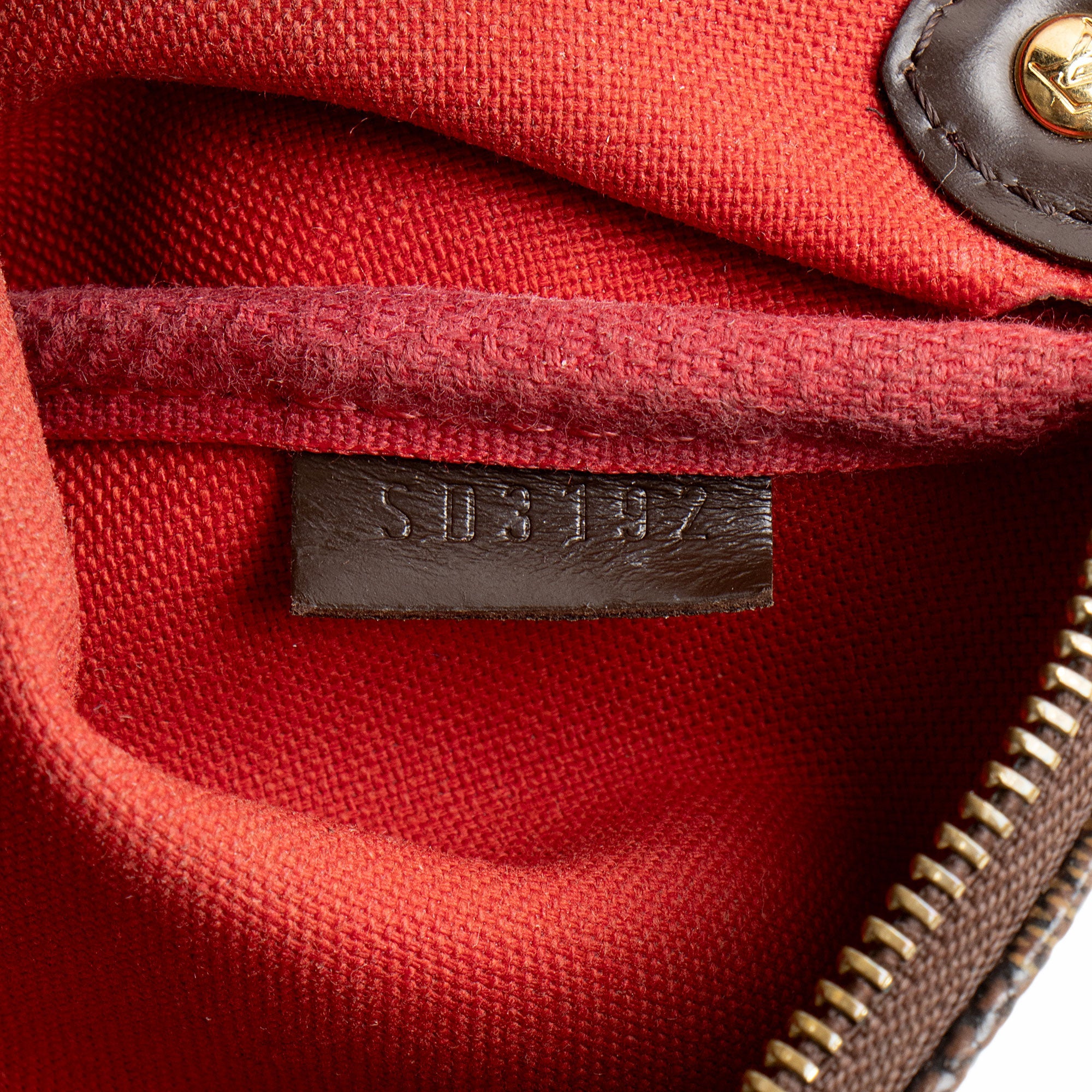 Louis Vuitton Damier Ebene Eva Clutch
