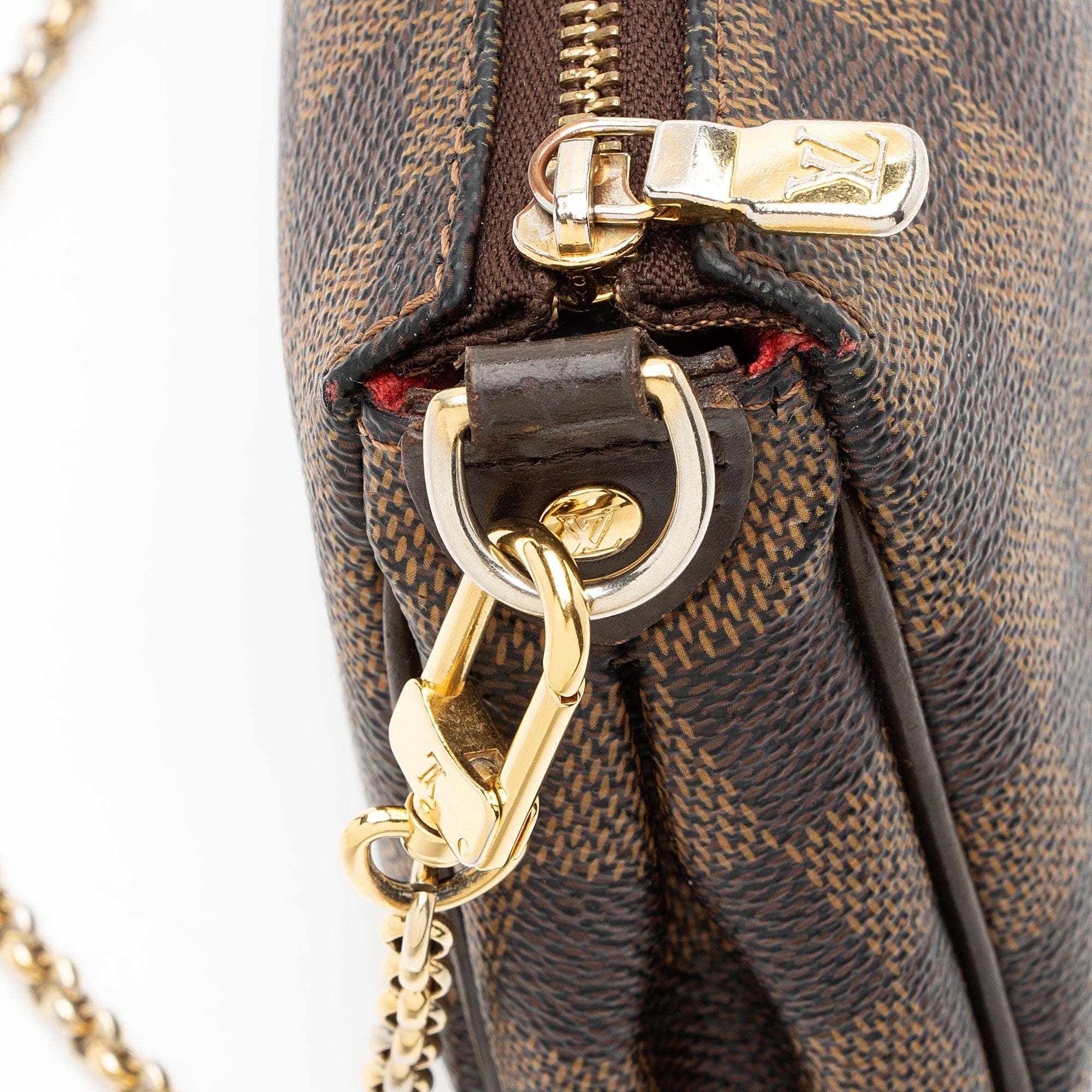 Louis Vuitton Damier Ebene Eva Clutch