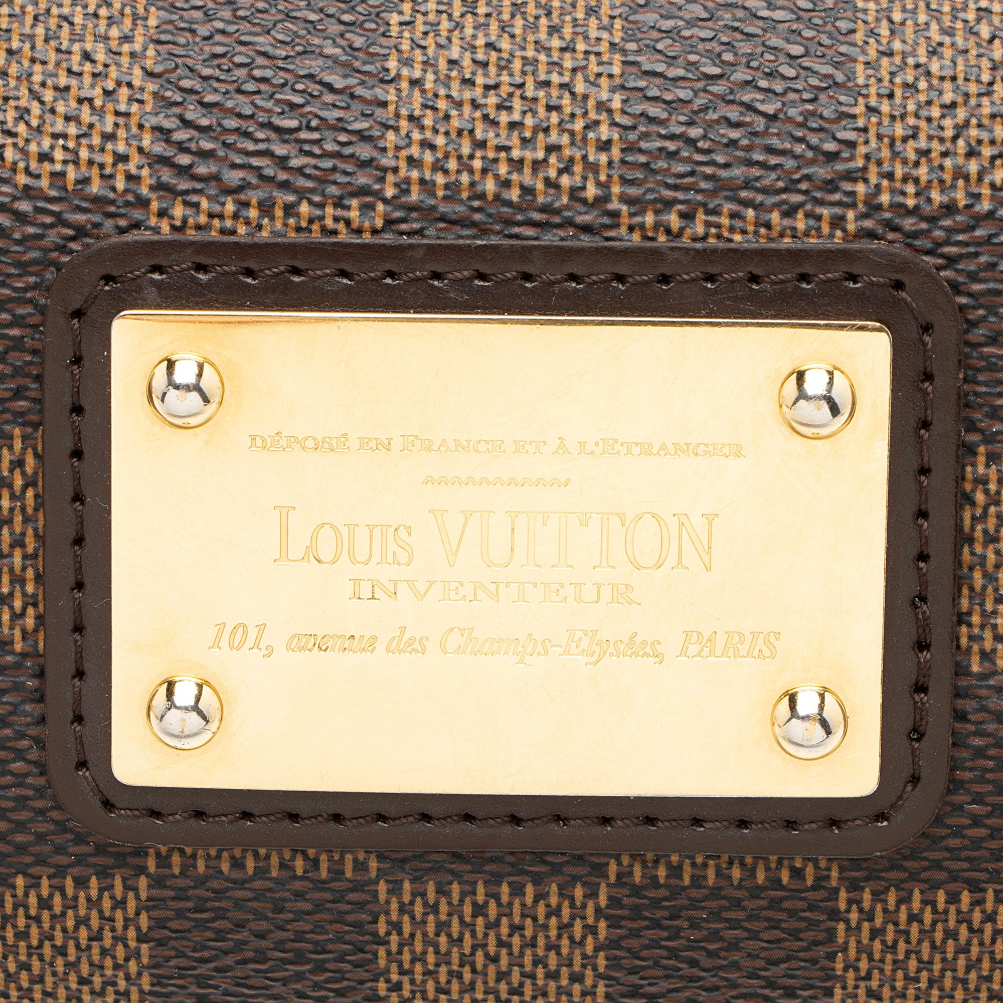 Louis Vuitton Damier Ebene Eva Clutch