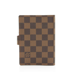 Louis Vuitton Damier Ebene Koala Small Ring Agenda Cover