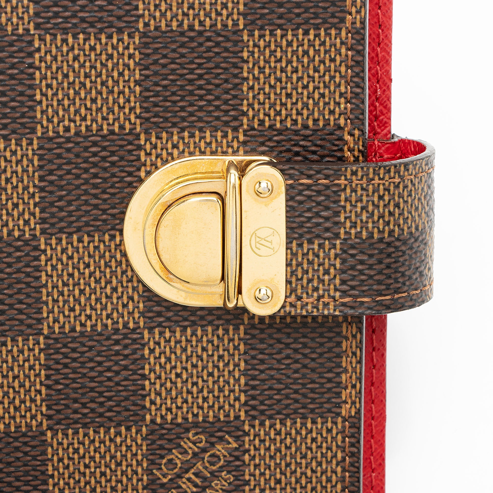 Louis Vuitton Damier Ebene Koala Small Ring Agenda Cover