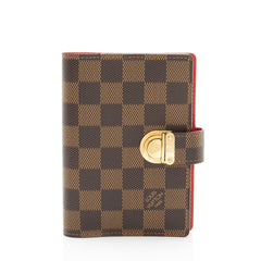 Louis Vuitton Damier Ebene Koala Small Ring Agenda Cover
