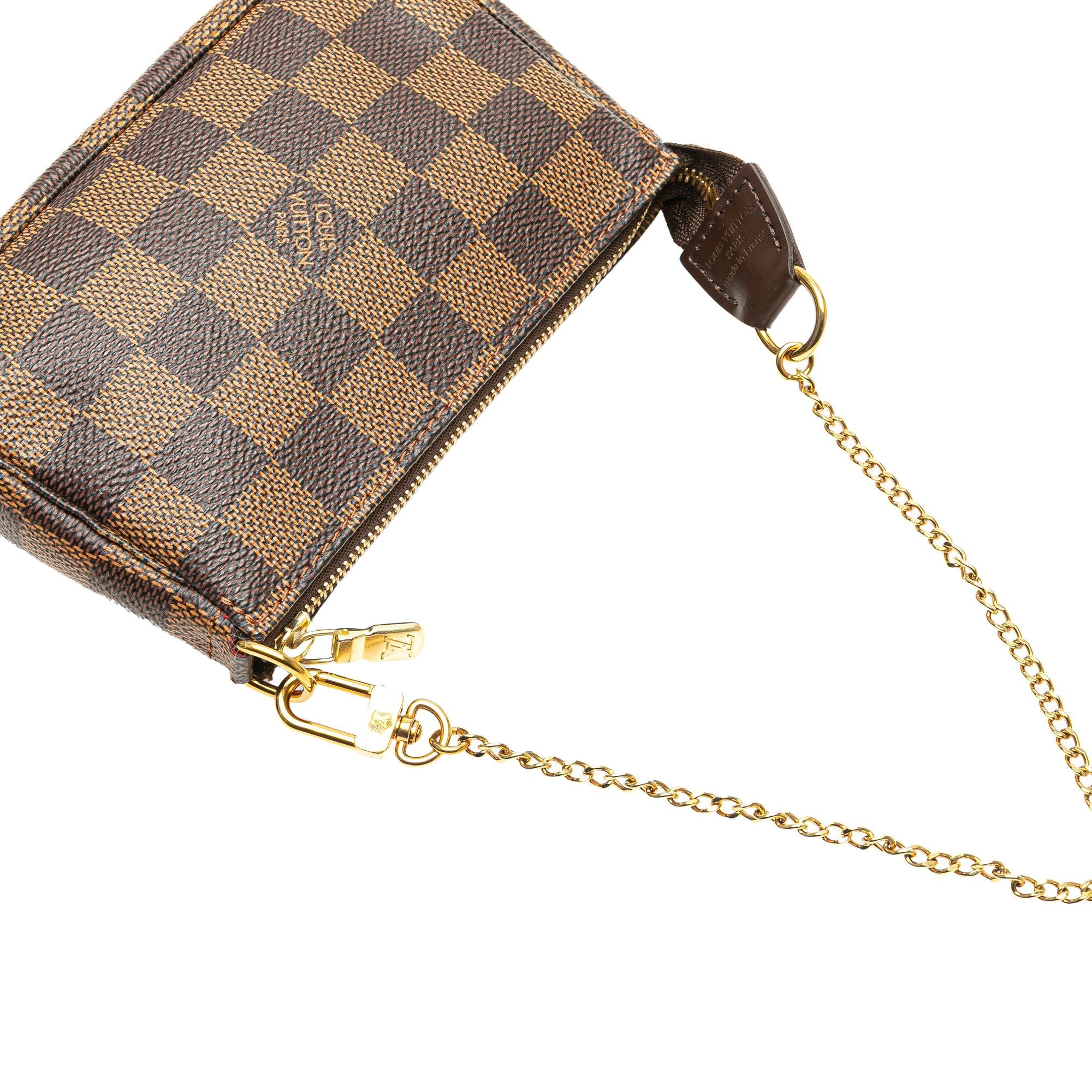 Louis Vuitton Damier Ebene Mini Pochette Accessoires