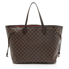 Louis Vuitton Damier Ebene Neverfull GM Tote