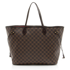 Louis Vuitton Damier Ebene Neverfull GM Tote