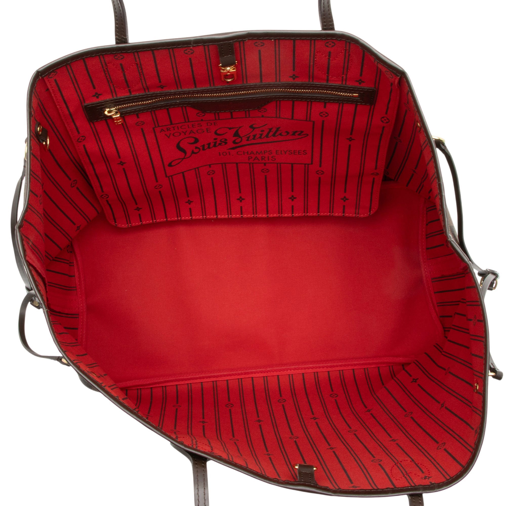Louis Vuitton Damier Ebene Neverfull GM Tote