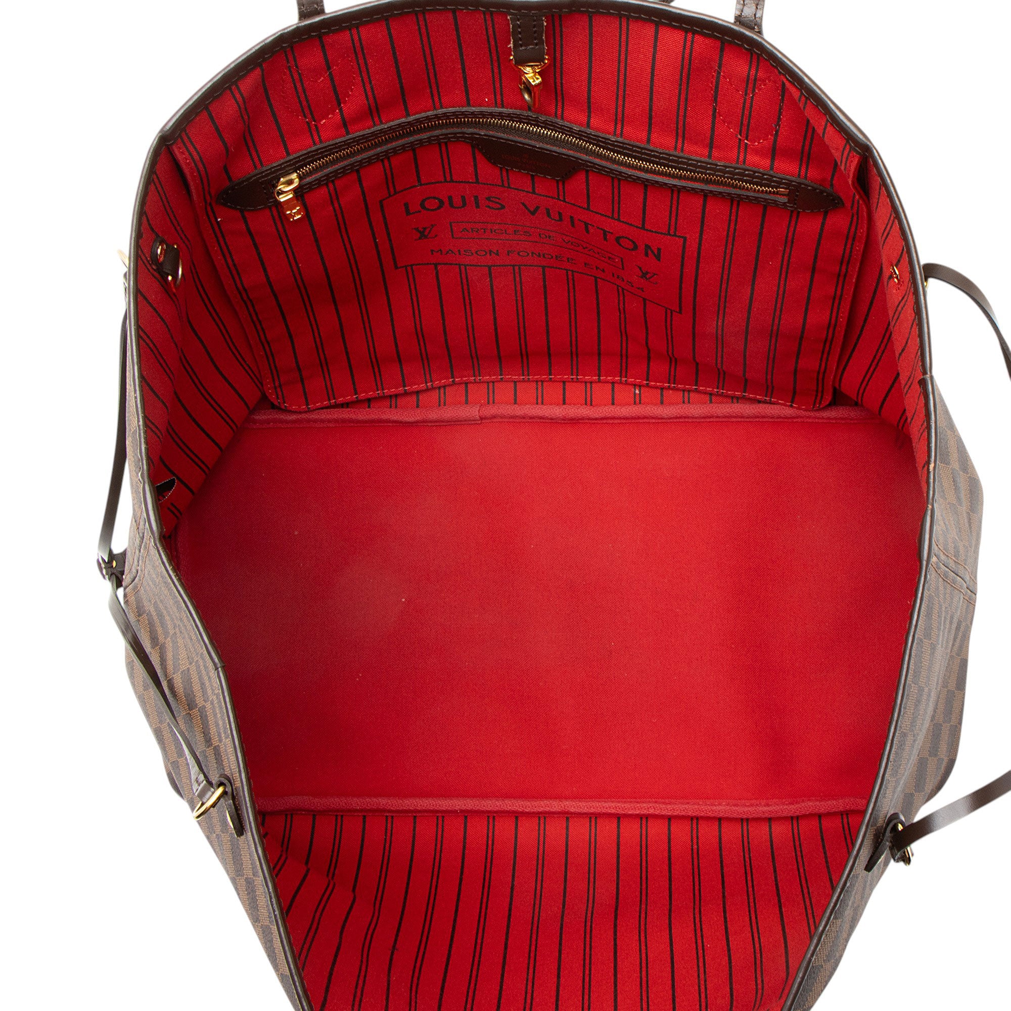 Louis Vuitton Damier Ebene Neverfull GM Tote