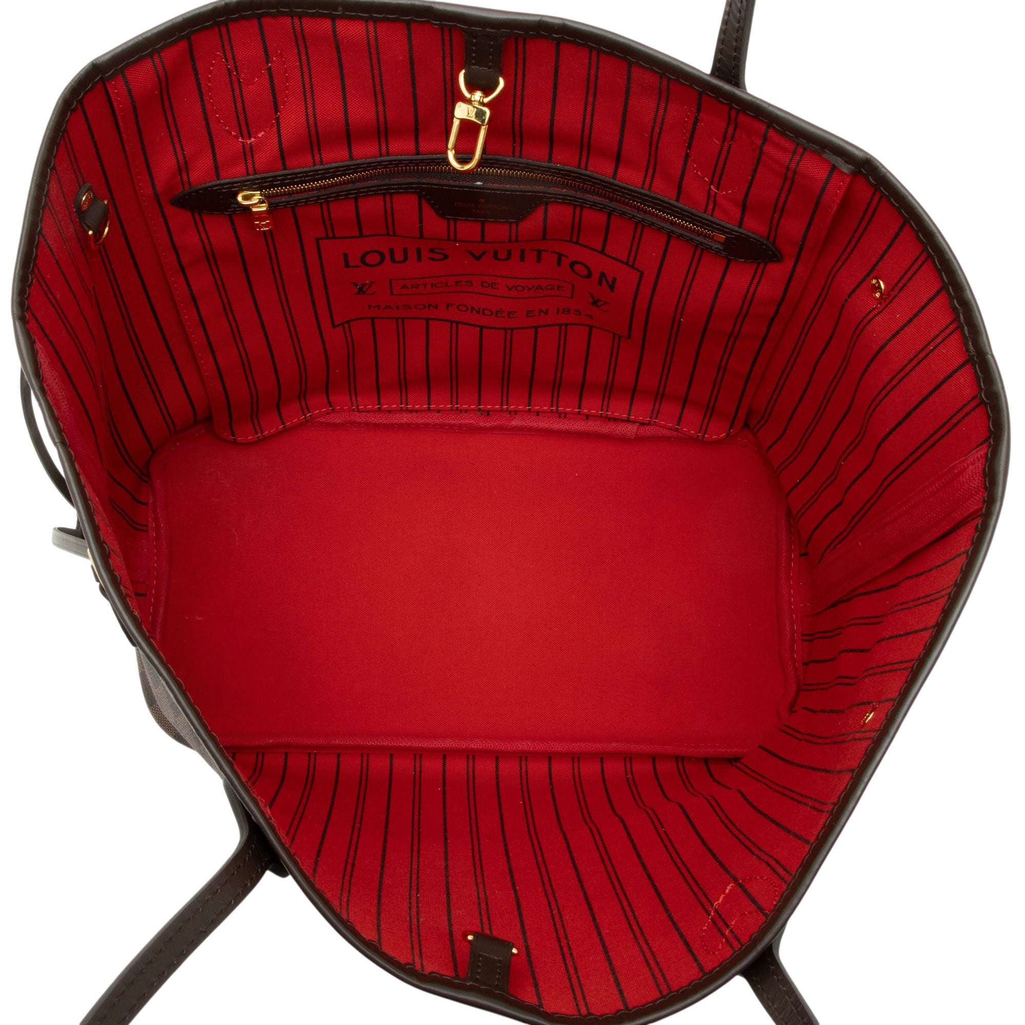 Louis Vuitton Damier Ebene Neverfull MM Tote