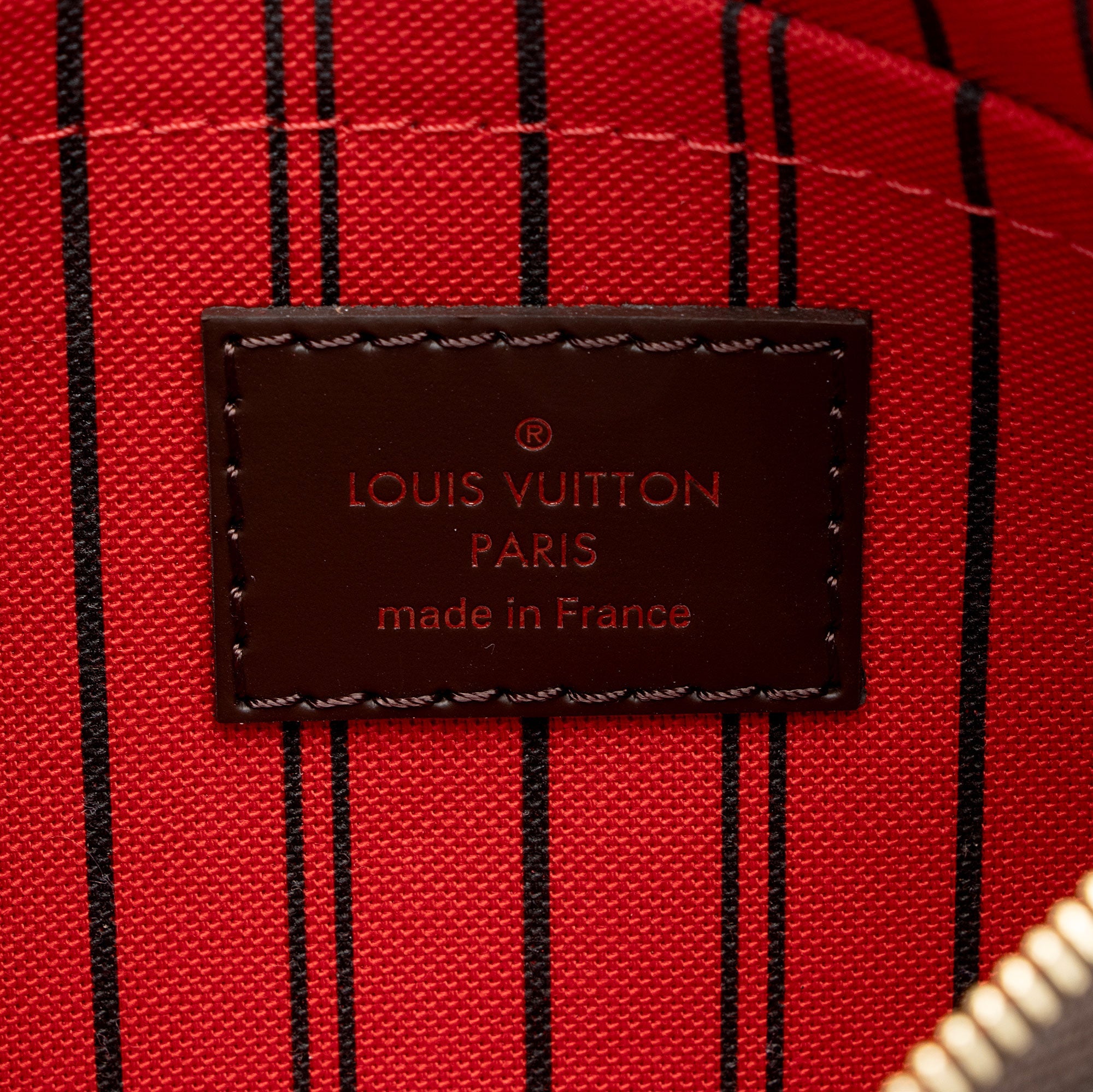 Louis Vuitton Damier Ebene Neverfull PM Pochette