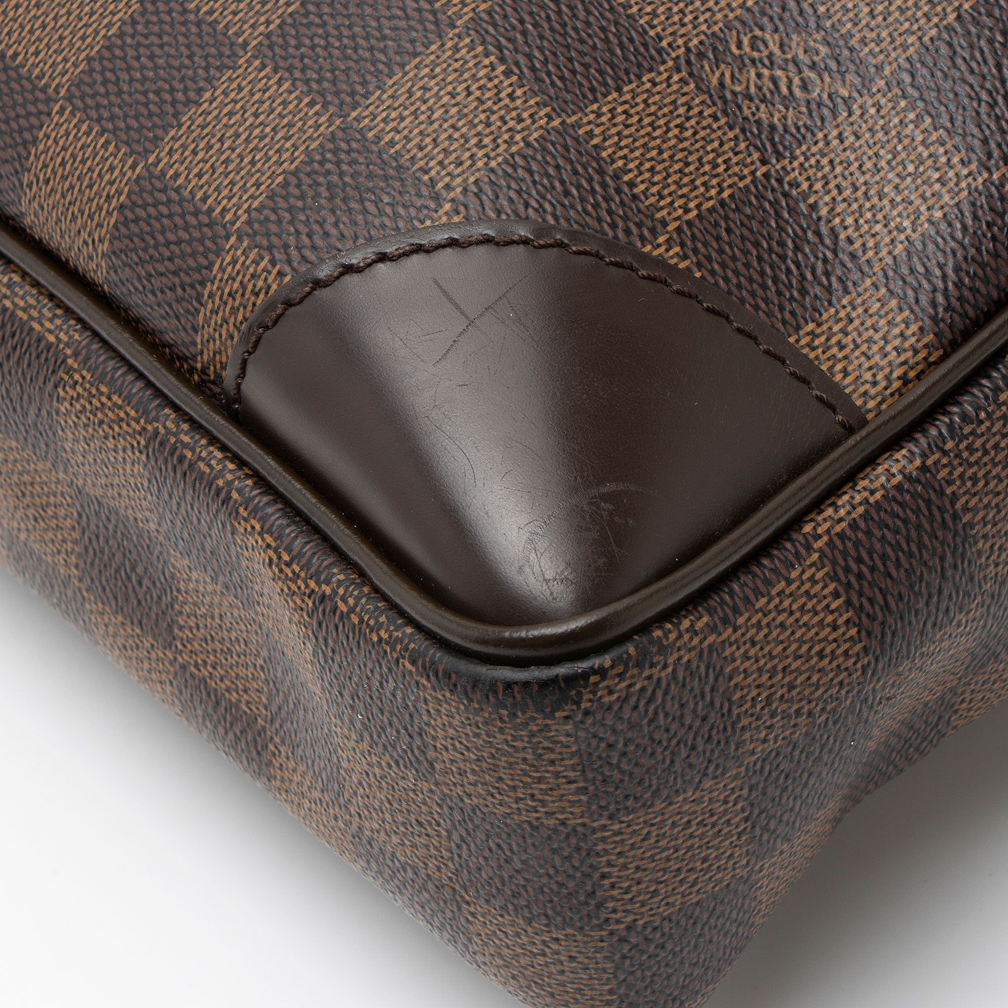 Louis Vuitton Damier Ebene Porte Documents Voyage Bag