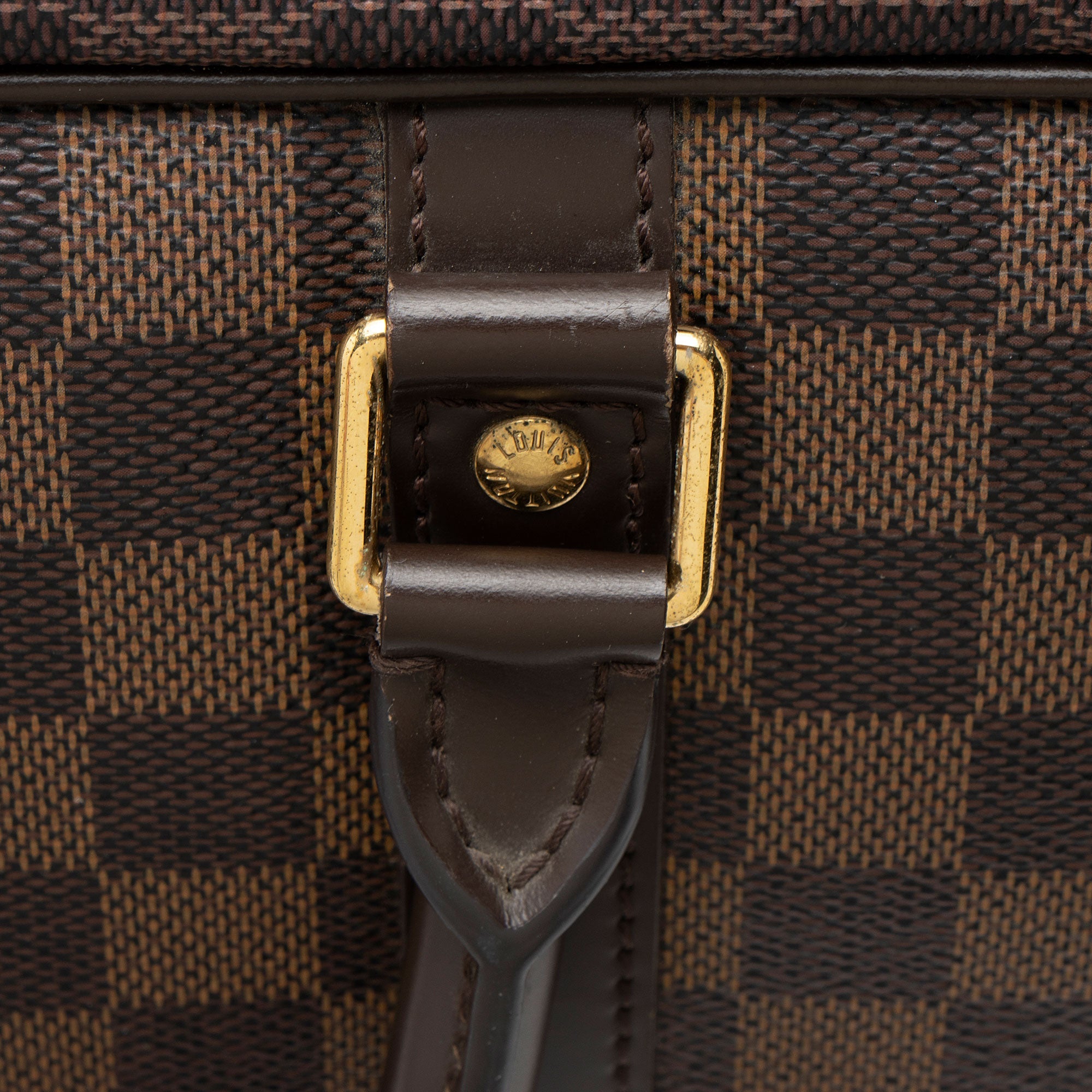 Louis Vuitton Damier Ebene Porte Documents Voyage Bag