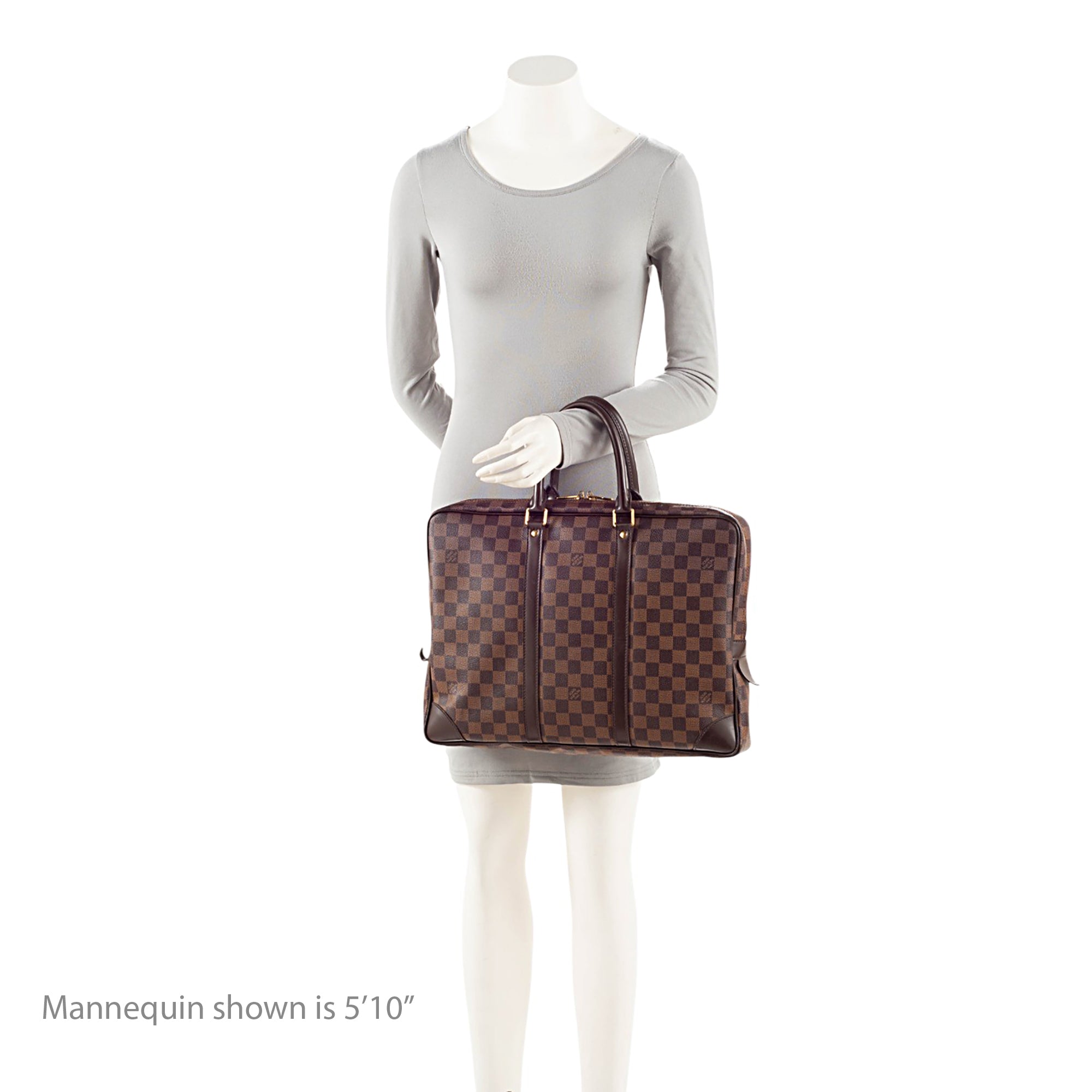 Louis Vuitton Damier Ebene Porte Documents Voyage Bag