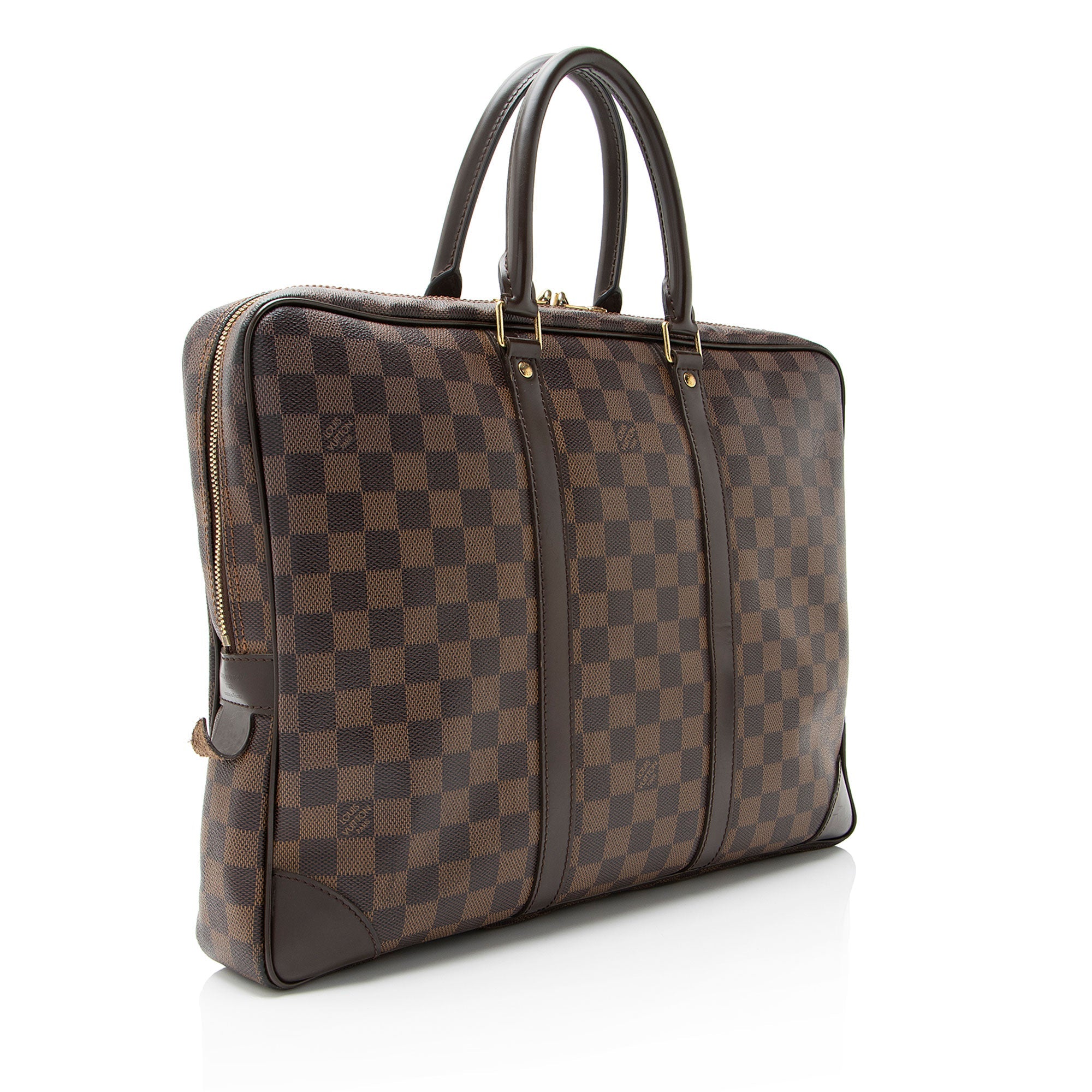 Louis Vuitton Damier Ebene Porte Documents Voyage Bag