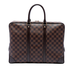 Louis Vuitton Damier Ebene Porte Documents Voyage PM