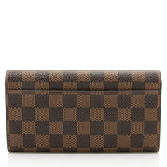 Louis Vuitton Damier Ebene Sarah Wallet